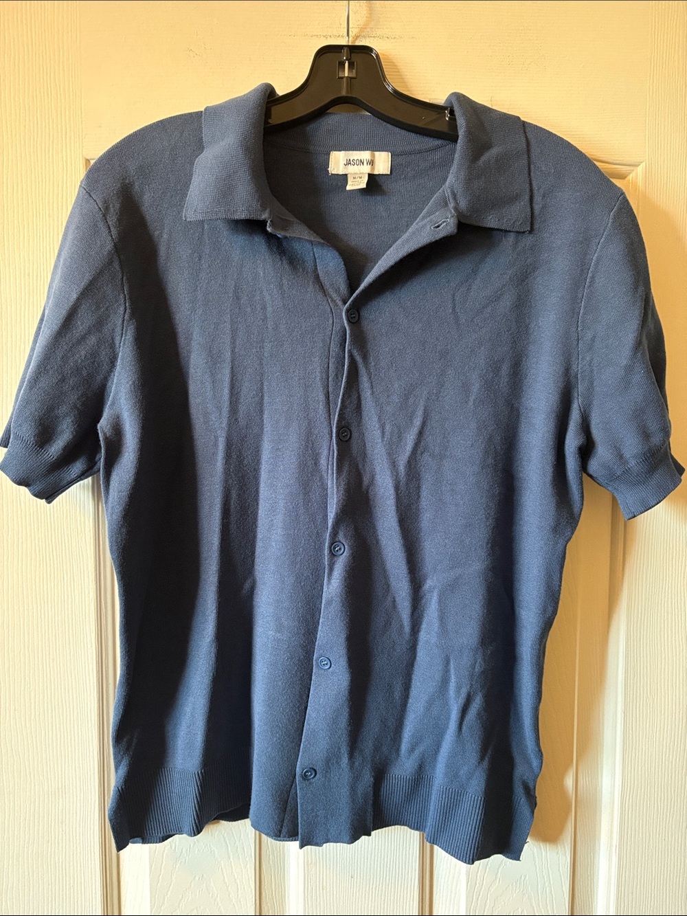Jason Wu Navy Blue‎ Collared Shirt size M